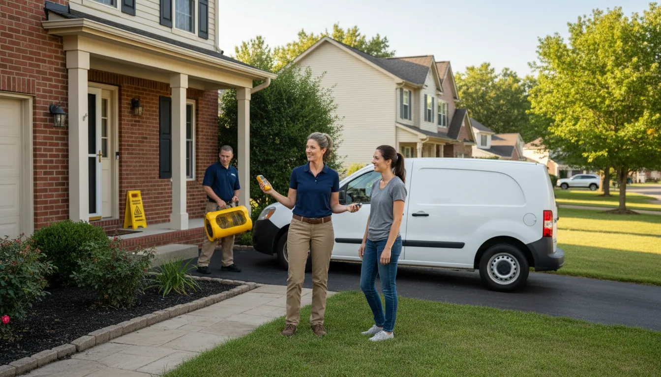 Residential water damage restoration in Keams Canyon, AZ